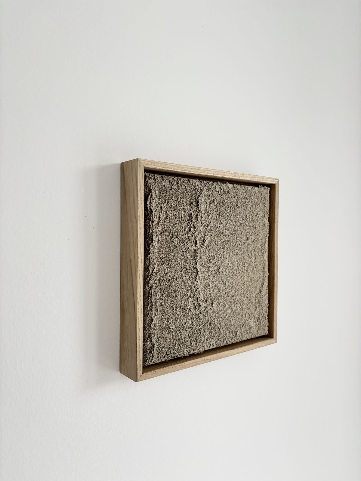 Abstraktes Wandbild mit Strukturoberfläche